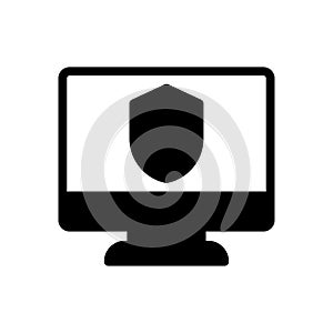 Insurance vector glyph flat icon