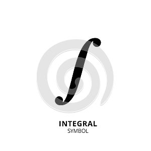 Integral symbol.