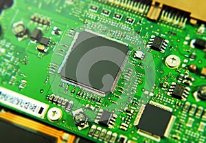Integrated circuit of a computer hard drive