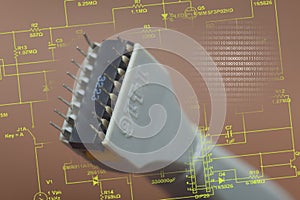 Integrated circuit photo