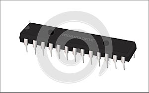 Integrated Circuit (IC) vector art. photo