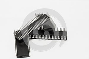 Integrated Circuit in white background