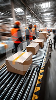 Integrated freight chain: logistics map, consignment track, routing structure, distribution channel, haulage model photo