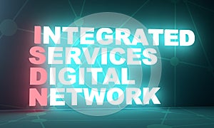 Integrated services digital network.