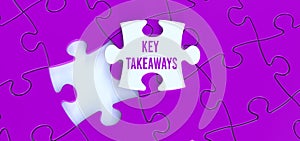 integrity and key takeaways concept