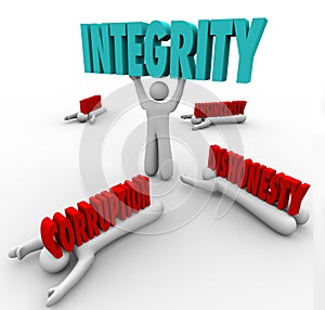 Integrity Person Lifting Word Competitive Advantage Best Leader