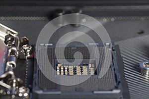 Intel LGA 1151 cpu socket on motherboard Computer PC