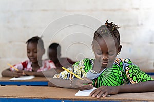 Intelligence for African Children, Rural Classroom with Pupils