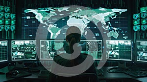 The Intelligence Command Center. AI generated