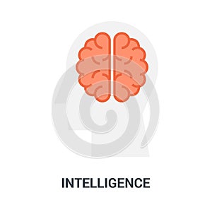 Intelligence icon concept