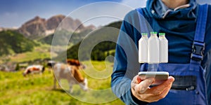 Intelligent agriculture with milk production control