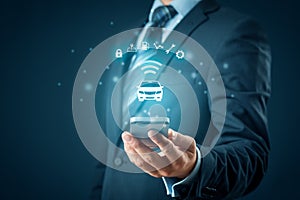 Intelligent car and smart phone app