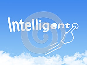 Intelligent message cloud shape