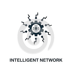 Intelligent Network icon. Premium style design from future technology icons collection. Pixel perfect Intelligent