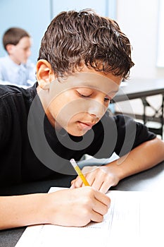 Intelligent Student Takes Test