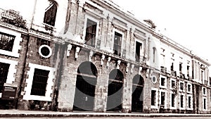 The Intendencia - old colonial stucture in Manila, Philippines