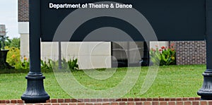 Theatre and Dance Department at a University