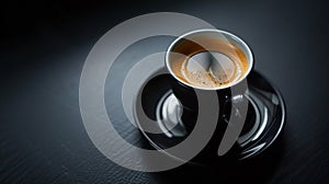 Intense Ristretto: A Captivating Espresso Shot photo