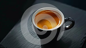 Intense Ristretto: A Captivating Espresso Shot. Intense Ristretto: A Captivating Espresso Shot photo