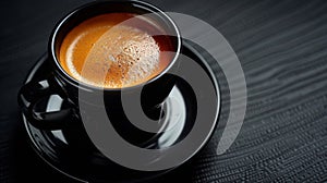 Intense Ristretto: A Captivating Espresso Shot photo