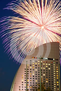 Inter-Continental Hotel and fireworks