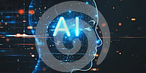 Interact with AI artificial intelligence brain processor generative AI LLMs