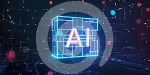 Interact with AI artificial intelligence brain processor generative AI LLMs