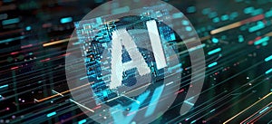 Interact with AI artificial intelligence brain processor generative AI LLMs