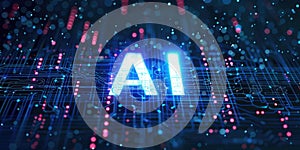 Interact with AI artificial intelligence brain processor generative AI LLMs