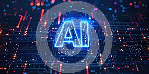 Interact with AI artificial intelligence brain processor generative AI LLMs