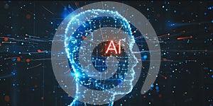 Interact with AI artificial intelligence brain processor generative AI LLMs