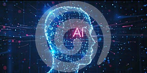 Interact with AI artificial intelligence brain processor generative AI LLMs