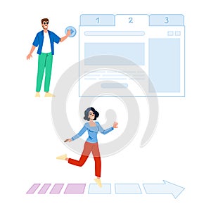 interaction progressive disclosure website vector