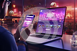 Interactive Cyber Monday social media post