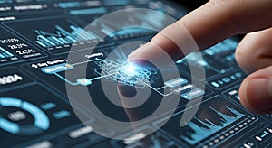 Interactive Data Analysis on Digital Screen