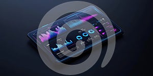 Interactive Data Visualization on Tablet Display