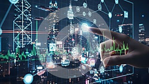 Interactive data visualization in urban environment