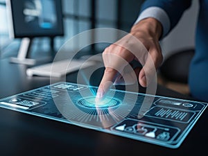 Interactive digital interface with touch technology