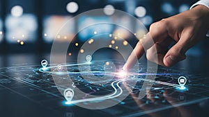 Interactive digital network interface