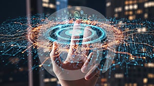 Interactive digital network interface