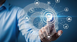 Interactive digital network interface