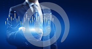 Interactive Financial Data Visualization with Trading Algorithms