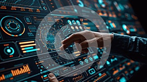 Interactive Futuristic Interface