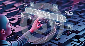 Interactive Generative AI Interface with Data Visualization and Predictive Modeling