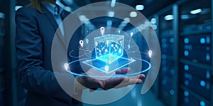 Interactive Holographic Data Network