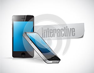 Interactive phone message illustration design