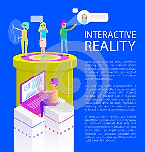 Interactive Reality Effects Vector Illustration