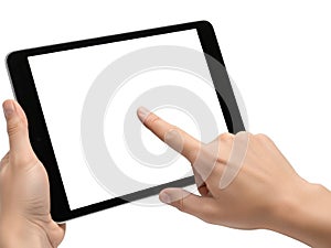 Interactive technology usage with touchscreen device