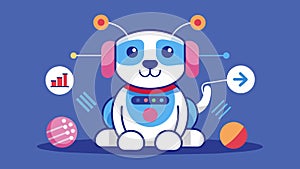 An interactive toy that uses AI to detect and adjust to your pets preferences and moods optimizing playtime and reducing