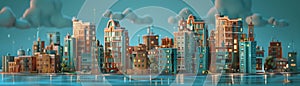 Interactive virtual tour of a smart city\'s regeneration blueprints